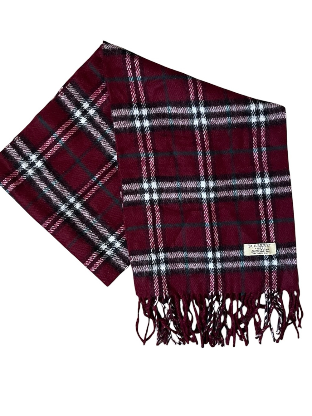 Burberry 100% Lambswool Scarf